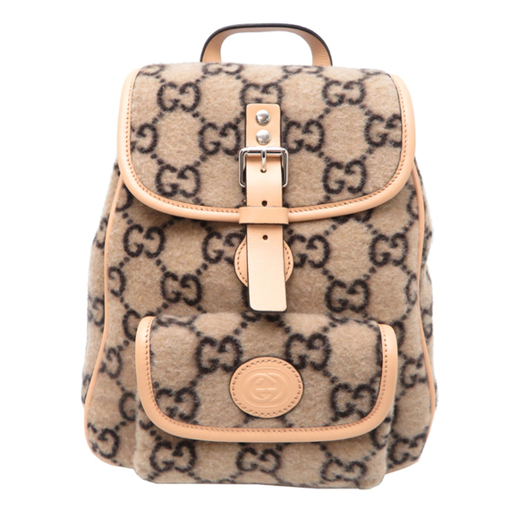 Gucci Handbags - GUCCI Cream Backpack